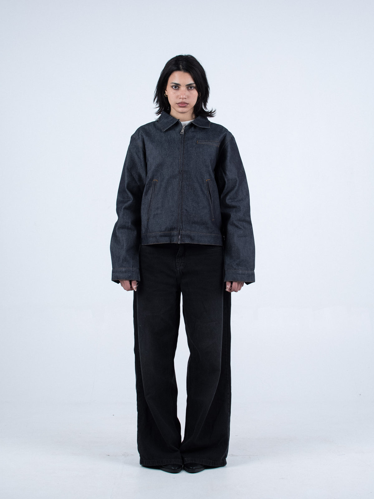 Raw Denim Work Jacket