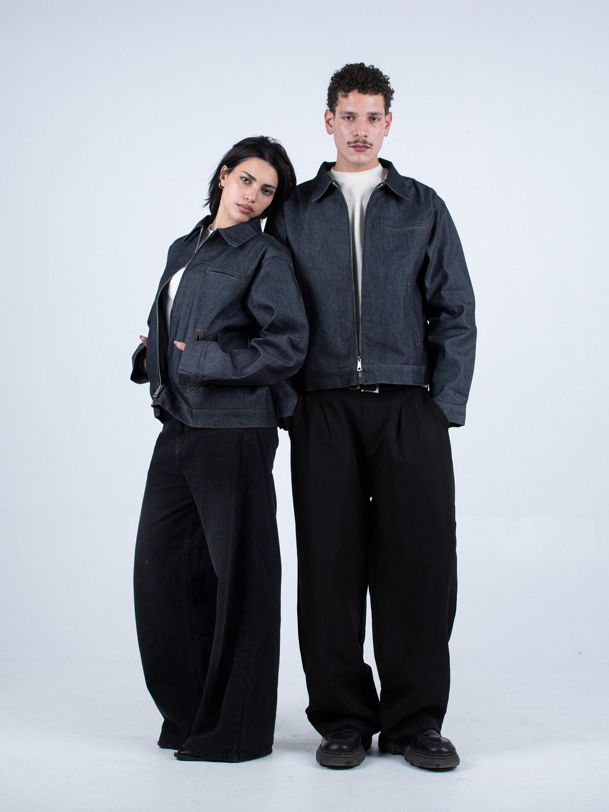 Raw Denim Work Jacket
