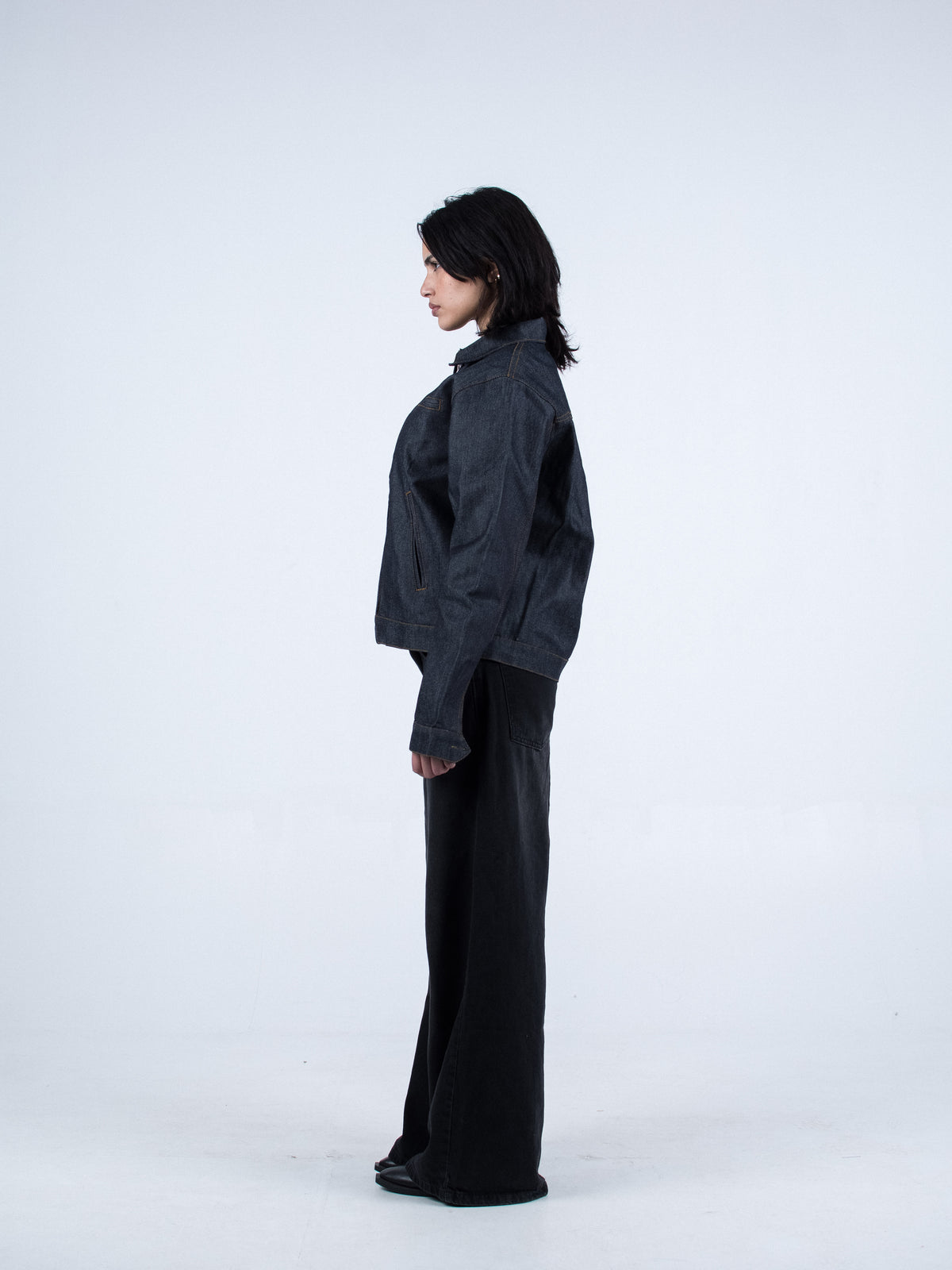 Raw Denim Work Jacket
