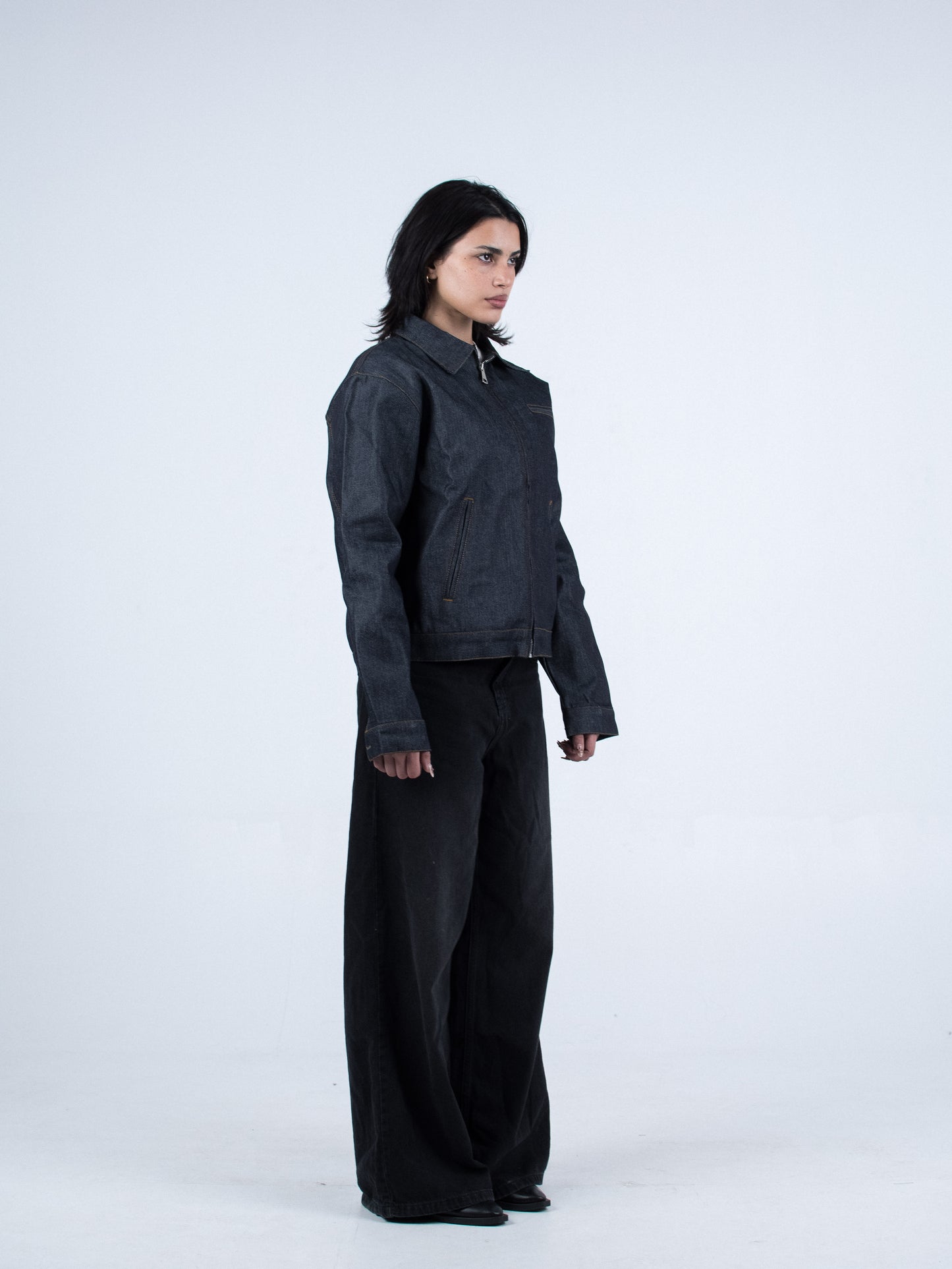 Raw Denim Work Jacket